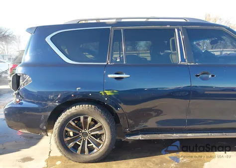 2017 Nissan Armada Platinum from USA, damaged, VIN JN8AY2NE2H9706816